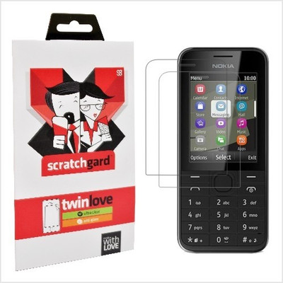 Scratchgard Original Twin PackI40 Screen Guard for Nokia Asha 208 Scratchgard Original Twin PackI40 Screen Guard for Nokia Asha 208