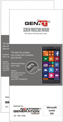 75% OFF on Genxt G2535 Pack of 2 Clear Screen Guard for Microsoft Lumia 535 75% OFF on Genxt G2535 Pack of 2 Clear Screen Guard for Microsoft Lumia 535