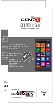 72% OFF on Genxt G2X2 Pack of 2 Clear Screen Guard for Nokia X2 72% OFF on Genxt G2X2 Pack of 2 Clear Screen Guard for Nokia X2