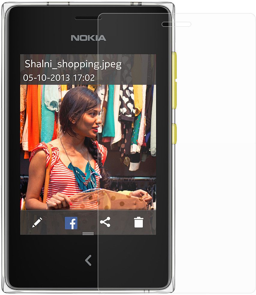 Ostriva OST1200895 Screen Guard for Nokia Asha 502 Dual SIM