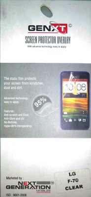 View Genxt D-315 Screen Guard for LG F70 Wrist Watches Price Online(Genxt)