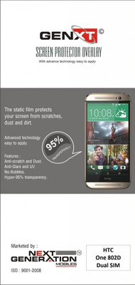 72% OFF on Genxt GXUC1D Ultra Clear Screen Guard for HTC One 802D Dual SIM 72% OFF on Genxt GXUC1D Ultra Clear Screen Guard for HTC One 802D Dual SIM