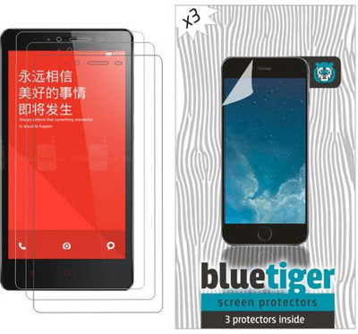 65% OFF on Blue Tiger Original HD Clear x 3 (RN1W) Screen Guard for Xiaomi Redmi Note