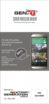 72% OFF on Genxt GXCH1M Clear HD Screen Guard for HTC One Mini 72% OFF on Genxt GXCH1M Clear HD Screen Guard for HTC One Mini