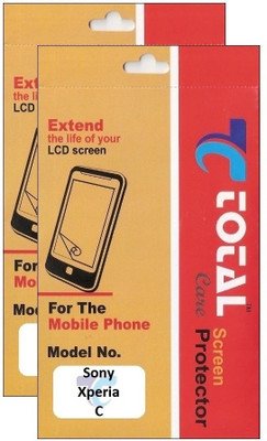 61% OFF on Total Care BMXC Pack of 2 Matte Screen Guard for Sony Xperia C