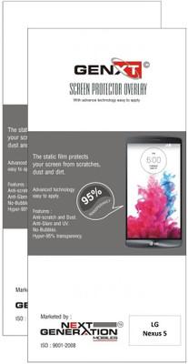 77% OFF on Genxt G2N5 Pack of 2 Clear Screen Guard for LG Nexus 5 77% OFF on Genxt G2N5 Pack of 2 Clear Screen Guard for LG Nexus 5