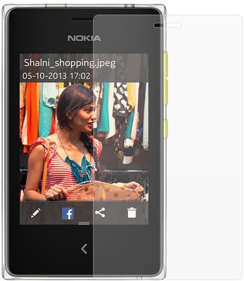 60% OFF on Chevron Ch-502 Pack of 2 Ultra Hd Screen Guard for Nokia Asha 502