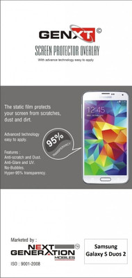 72% OFF on Genxt GXUCSD2 Ultra Clear Screen Guard for Samsung Galaxy S Duos 2 72% OFF on Genxt GXUCSD2 Ultra Clear Screen Guard for Samsung Galaxy S Duos 2
