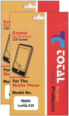 58% OFF on Total Care 2TS520 Pack of 2 Scratch Resistant Screen Guard for Nokia Lumia 520