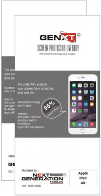 77% OFF on Genxt 2GGPDA Pack of 2 Anti-Glare Screen Guard for Apple iPad Air 77% OFF on Genxt 2GGPDA Pack of 2 Anti-Glare Screen Guard for Apple iPad Air