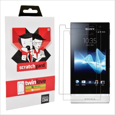 Scratchgard Original Twin PackI24 Screen Guard for Sony ST25i Xperia U