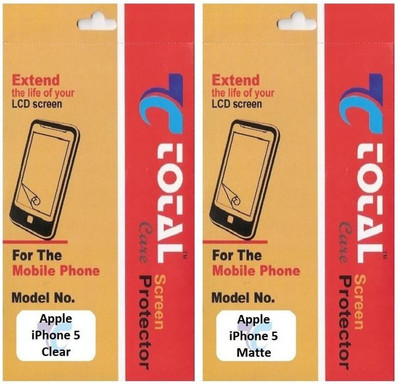 55% OFF on Total Care AP5 Clear & Matte Combo Screen Guard for Apple iPhone 5 55% OFF on Total Care AP5 Clear & Matte Combo Screen Guard for Apple iPhone 5