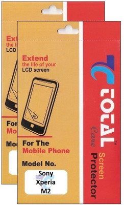 61% OFF on Total Care 2TFXM2 Pack of 2 Anti-Finger Print Screen Guard for Sony Xperia M2
