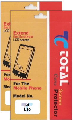 50% OFF on Total Care 2TG80 Pack of 2 Anti-Glare Screen Guard for LG L80 50% OFF on Total Care 2TG80 Pack of 2 Anti-Glare Screen Guard for LG L80