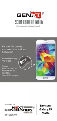 76% OFF on Genxt GMSGE5 Matte Screen Guard for Samsung Galaxy E5 76% OFF on Genxt GMSGE5 Matte Screen Guard for Samsung Galaxy E5