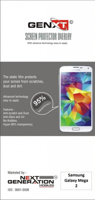 74% OFF on Genxt GXCHM2 Clear HD Screen Guard for Samsung Galaxy Mega 2 74% OFF on Genxt GXCHM2 Clear HD Screen Guard for Samsung Galaxy Mega 2