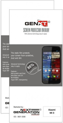 75% OFF on Genxt G2MI3 Pack of 2 Clear Screen Guard for Xiaomi Mi3 75% OFF on Genxt G2MI3 Pack of 2 Clear Screen Guard for Xiaomi Mi3