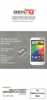 65% OFF on Genxt LG- G Pro Screen Guard for LG Optimus G pro 65% OFF on Genxt LG- G Pro Screen Guard for LG Optimus G pro