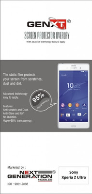 70% OFF on Genxt GXSRZU Scratch Resistant Screen Guard for Sony Xperia Z Ultra
