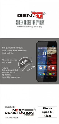 66% OFF on Genxt GGG3 Clear Screen Guard for Gionee Gpad G3