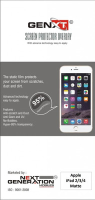 72% OFF on Genxt TCMTIPD4 Matte Screen Guard for Apple iPad 4 72% OFF on Genxt TCMTIPD4 Matte Screen Guard for Apple iPad 4