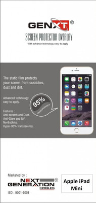 76% OFF on Genxt GXAGPDM4 Anti-Glare Screen Guard for Apple iPad Mini 1, Apple iPad Mini 2, Apple iPad Mini 3 76% OFF on Genxt GXAGPDM4 Anti-Glare Screen Guard for Apple iPad Mini 1, Apple iPad Mini 2, Apple iPad Mini 3