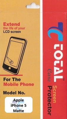 40% OFF on Total Care TCLMTiP5 Matte Screen Guard for iPhone 5 40% OFF on Total Care TCLMTiP5 Matte Screen Guard for iPhone 5