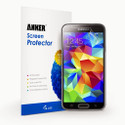 Anker Ultra-Clear Screen Protector for Galaxy S5 [3-Pack] Screen Guard for Samsung Galaxy S5
