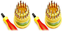 Jackly 31in1-2Pcs Ratchet Screwdriver Set