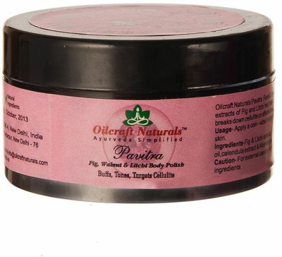 Oilcraft Naturals Fig, Walnut and Litchi Body Polish Scrub Oilcraft Naturals Fig, Walnut and Litchi Body Polish Scrub