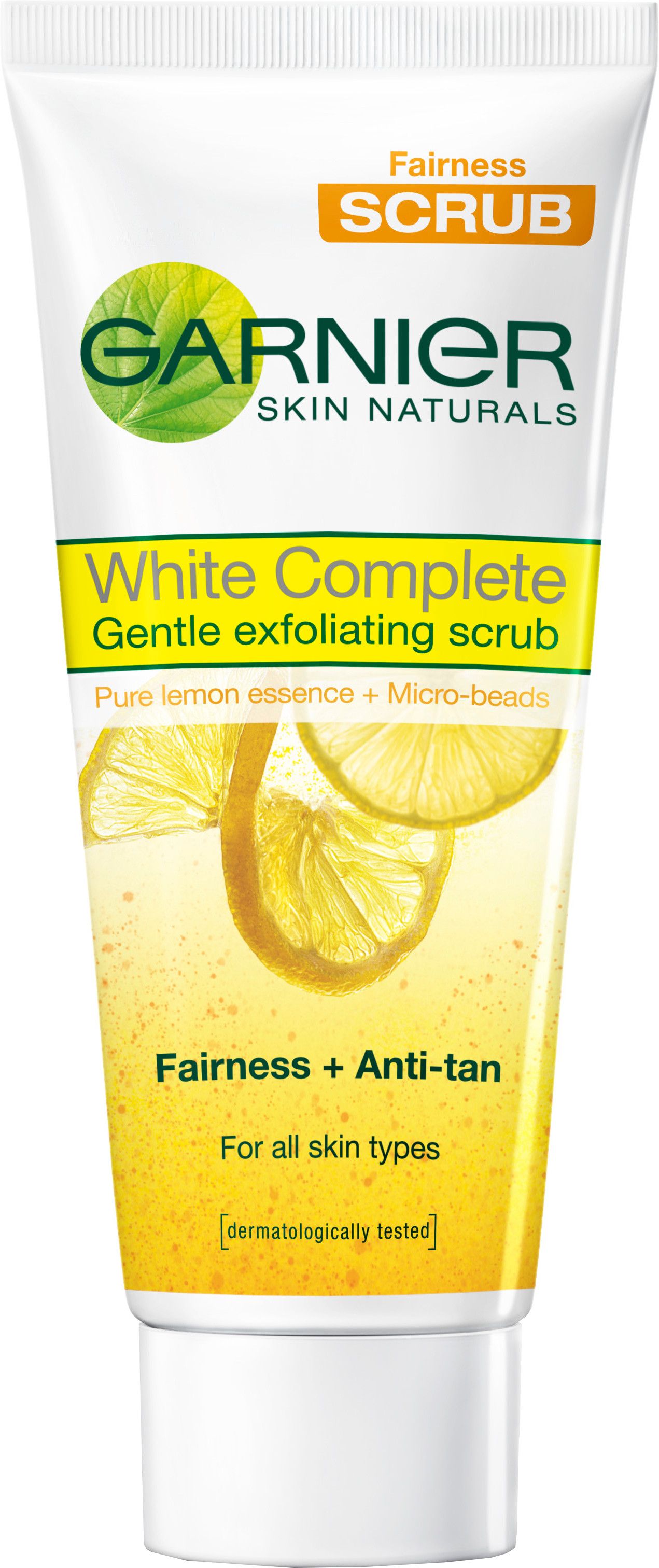Garnier Skin Natural White Complete Gentle Exfoliating Scrub Fairness + Antitan Scrub Price
