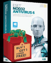 Eset NOD32 Anti Virus Version 6 3 PC 1 Year: Security Software