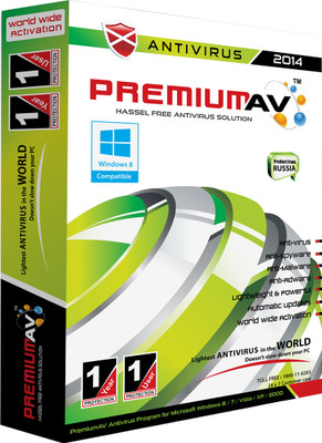 PremiumAV Anti Virus 2014 PremiumAV Anti Virus 2014 1 PC 1 Year at Rs 99 from Flipkart