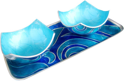 26% OFF on Metallic Kreationz Snack Tray Bowl Tray Serving Set 26% OFF on Metallic Kreationz Snack Tray Bowl Tray Serving Set