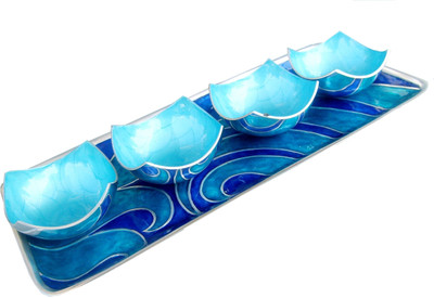 23% OFF on Metallic Kreationz Snack Tray Bowl Tray Serving Set 23% OFF on Metallic Kreationz Snack Tray Bowl Tray Serving Set