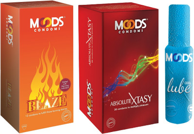 8% OFF on Moods Blaze & Absolute Xtasy Combo 2 with Lube