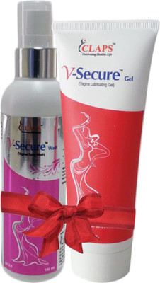 V-Secure Lubricating gel and Intimate wash pack V-Secure Lubricating gel and Intimate wash pack