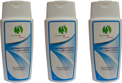 Sreyansh Healthcare Antidandruff Shampoo With Conditioners Combo (Three) Sreyansh Healthcare Antidandruff Shampoo With Conditioners Combo (Three)