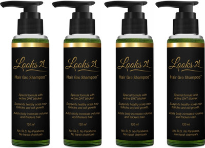 16% OFF on Looks21 Hair Loss Prevention Organic Shampoo -Value Set of 4
