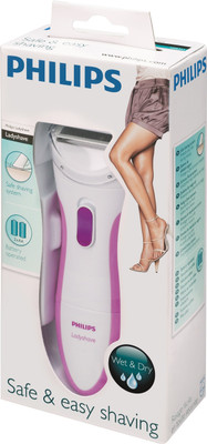 Philips Lady Shave HP6341/00 Shaver For Women (White, Purple) 
