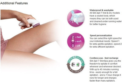 Braun Silk-epil Series 7 7951 Skin Spa Epilator for Women