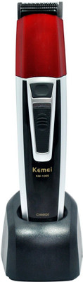 Kemei High Precision Hair & Beard km-1006 Trimmer For Men (Multicolour) 