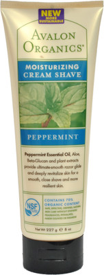 50% OFF on Avalon Organics Peppermint Moisturizing Cream Shave 227 g 50% OFF on Avalon Organics Peppermint Moisturizing Cream Shave 227 g