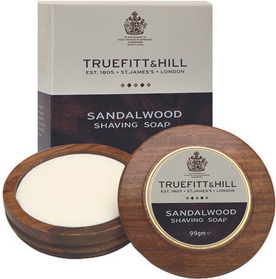 Truefitt & Hill Sandalwood Luxury Shaving Soap in Wooden Bowl 99 g Truefitt & Hill Sandalwood Luxury Shaving Soap in Wooden Bowl 99 g
