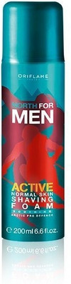 23% OFF on Oriflame North For Men Active Normal Skin Shaving Foam 200 ml 23% OFF on Oriflame North For Men Active Normal Skin Shaving Foam 200 ml