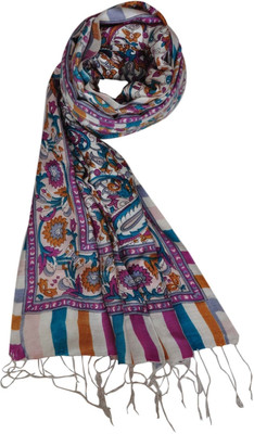66% OFF on Elabore Silk Printed Women's Shawl