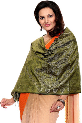 64% OFF on TSG Breeze Polyester Self Design Women's Shawl