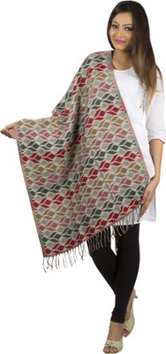 Rama 13025 Acrylic Self Design Women's Shawl