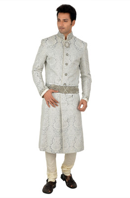 50% OFF on Manu Exquisite Self Design Sherwani 50% OFF on Manu Exquisite Self Design Sherwani