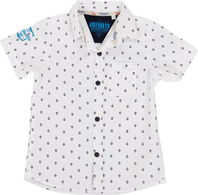 68% OFF on Biker Boys Boy's Printed Casual Shirt